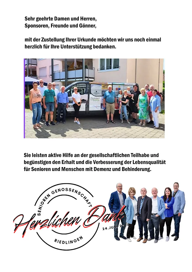Seniorengenossenschaft Riedlingen